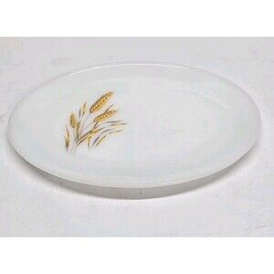 Vintage Fire King Oven Ware Wheat Pattern 12" Platter